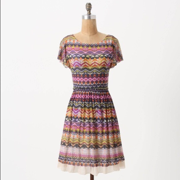 Anthropologie Dresses & Skirts - Anthropologie Weston Wear Flared Caraz Dress sz SP